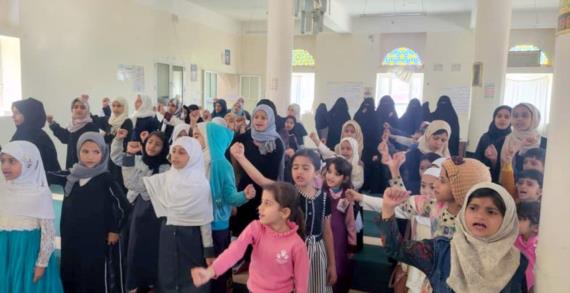 تدشين أنشطة الدورات الصيفية للطالبات بمدينة المحويت