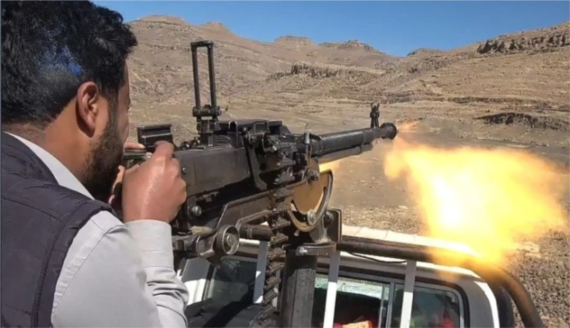 تطبيق قتالي لخريجي دورات طوفان الأقصى بمربع متنة في محافظة صنعاء