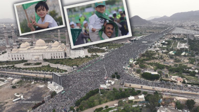 انفجار الضوء والجمال من قلب الحصار حبا لرسول الله
