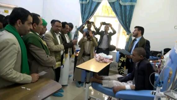 عمران - هيئة الاوقاف تدشين توزيع مشروع وتعاونوا على البر والتقوى