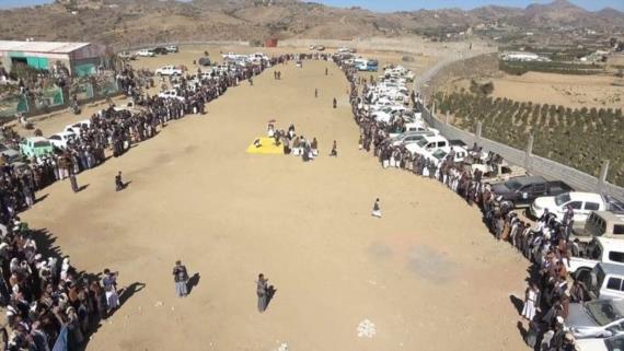 صعدة.. أبناء مديرية ساقين يسيرون قافلة عينية ومالية بمناسبة ذكرى الشهيد