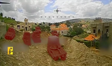 المقاومة في لبنان تستهدف آليات العدو الهندسية وجرافاته بطيرحرفا والناقورة ورشاف