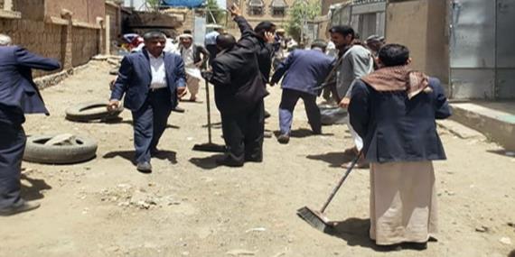 تنفيذ حملة نظافة شاملة في وزارة العدل ومحيطها