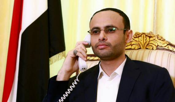 اتصال هاتفي بين الرئيس مهدي المشاط والرئيس الإيراني إبراهيم رئيسي