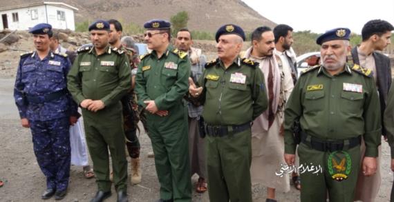 مفتش عام وزارة الداخلية يتفقد المرابطين في النقاط الأمنية والحزام الأمني بالأمانة