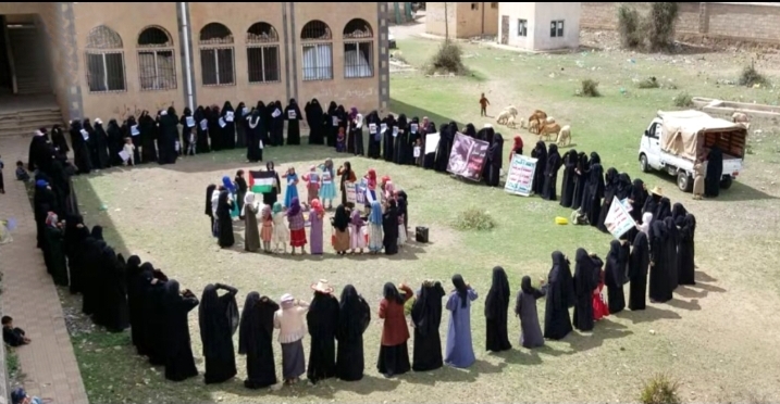 وقفة وقافلة للقطاع النسائي في الحيمة الخارجية بصنعاء إحياءً ليوم القدس العالمي