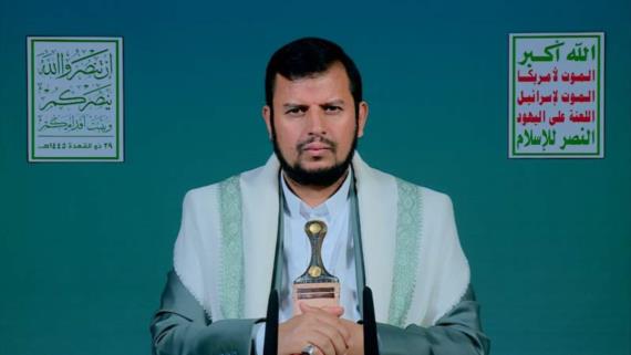 السيد القائد: “آيزنهاور” ستبقى في مرمى النيران / نمتلك أوراقا ضاغطة وأي خطوات ضد شعبنا سيقابلها ردة فعل من جانبنا
