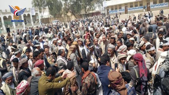 احتفالات جماهيرية بمحافظة عمران بيوم الولاية