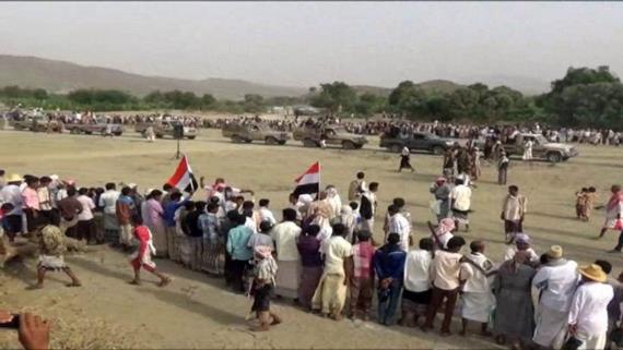 قبائل مديرية كعيدنة بحجة تعلن النكف القبلي والنفير العام في مواجهة العدوان