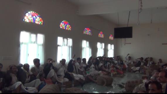 اجتماع موسع لمشايخ ووجهاء وقيادة السلطة المحلية بكحلان عفار بحجة