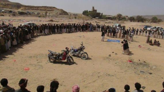 أبناء مديرية سحار بصعدة يسيرون قافلة “الشهيد القائد” للمرابطين في الجبهات