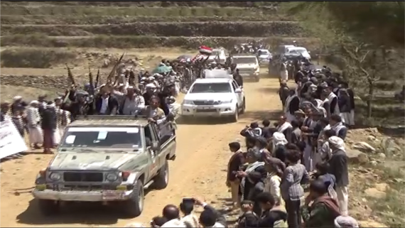 وقفة قبلية ونفير عام لأبناء مناخة بمحافظة صنعاء