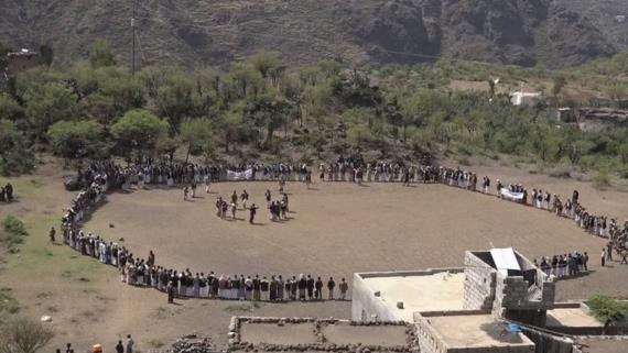تدشين حملة ثبات وانتصار في مديرية عتمة بذمار