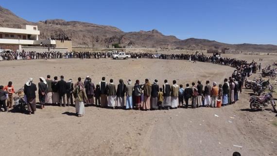 حراك قبلي واسع بمحافظة ذمار للتصدي للعدوان