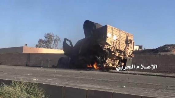 قتلى وجرحى وتدمير مدرعة في صد زحف للمرتزقة بمديرية المعافر غربي تعز