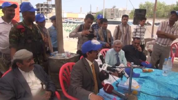 توزيع بذور الذرة على المزارعين في الحديدة وحجه