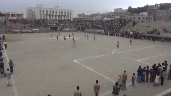تدشين الدوري الرمضاني الثاني لكرة القدم في مدينة حجة