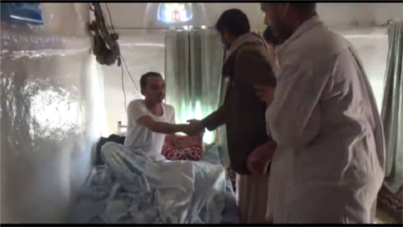 زيارة للجرحى بمديريتي المراشي والحميدات في محافظة الجوف