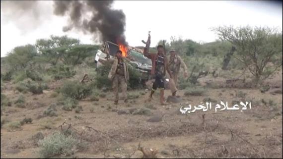 بالجوف.. ألوّية الغزاه والمرتزقه المدرّعه... تحوّلت الى أكوام خُرده