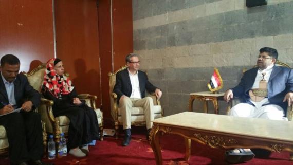 رئيس الثورية العليا يدعو منظمة أطباء بلا حدود لإيصال مأساة اليمنيين