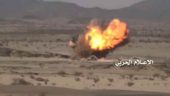 تدمير مدرعة وآلية للمنافقين في كمين محكم قبالة نجران