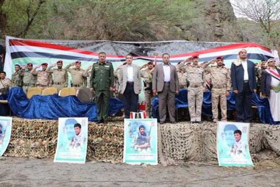 الرئيس الصماد يحضر حفل تخرج دفعة البأس الشديد
