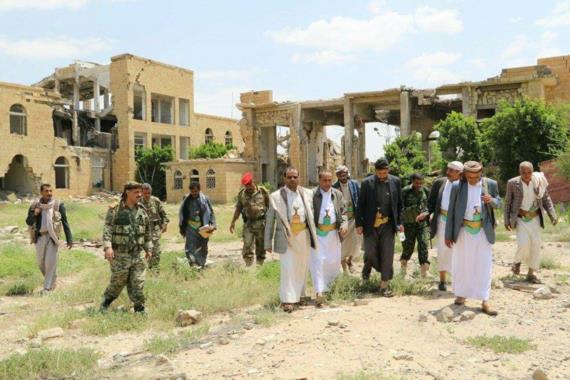 صعده : زيارة ميدانية عيديه لعدد من الوزراء و المسؤولين
