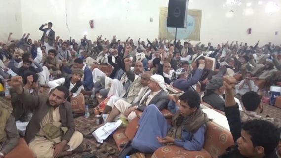 لقاءين موسعين لقبيلة بني الحارث وأبناء مديرية شعوب بصنعاء