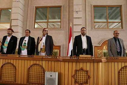 الرئيس الصماد يلتقي مشايخ وحكماء وقيادات محافظة الجوف