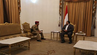رئيس المجلس السياسي الأعلى يلتقي وزير الدفاع