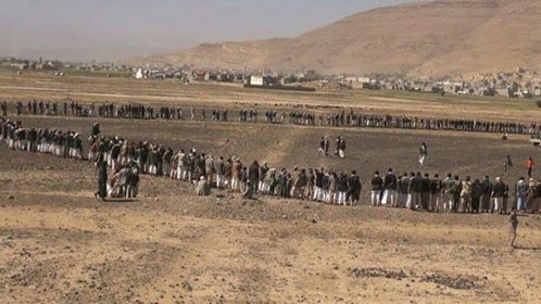 لقاء قبلي موسع بمديرية خارف بعمران لرفد الجبهات وإستمرار النفير العام في مواجهة العدوان(صور)