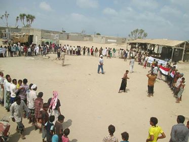 قبائل رأس عيسى بالحديدة تعلن النفير العام لمواجهة العدوان وتستنكر جرائمه بحق الصيادين (صور)