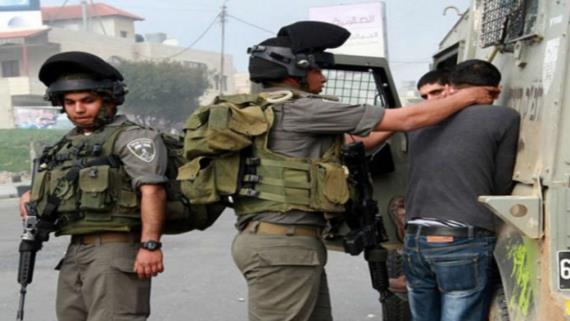 العدو الإسرائيلي يعتقل ستة مواطنين فلسطينيين من الضفة