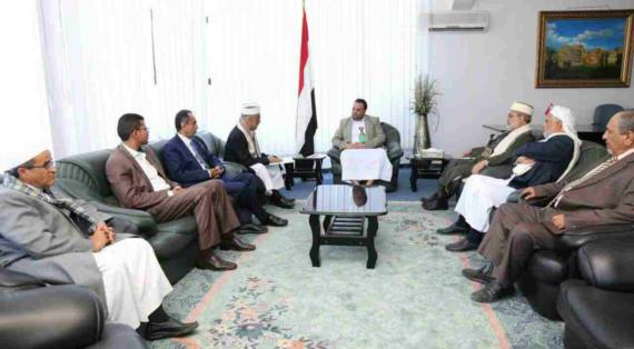 الرئيس الصماد يلتقي رئيس مجلس القضاء الأعلى ووزير العدل