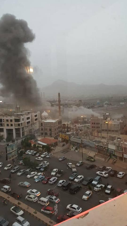 إصابة مواطنين اثنين إثر غارتين لطيران العدوان على العاصمة صنعاء