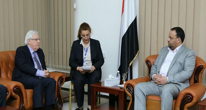 المبعوث الأممي غريفيث يؤكد : لمست في الرئيس الصماد رجل سلام
