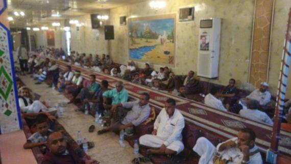 مراسيم عزاء بمديرية الحالي في استشهاد الرئيس الصماد ورفاقه