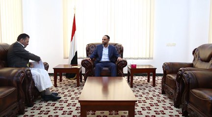 الرئيس المشاط يلتقي نائب رئيس مجلس النواب