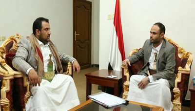 الرئيس المشاط يناقش مع مدير المؤسسة الاقتصادية توفير السلع للمواطنين
