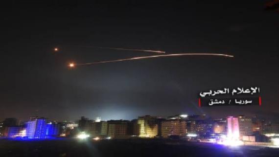 القيادة العامة للجيش السوري : تم التصدي بكفاءة نوعية للصواريخ الإسرائيلية