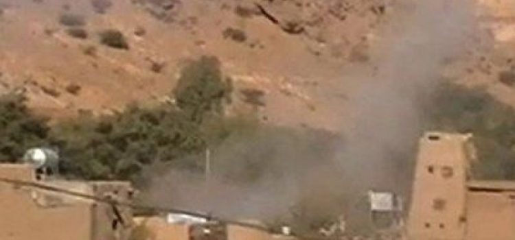 مرتزقة العدوان يقصفون منازل ومزارع المواطنين في الجوف