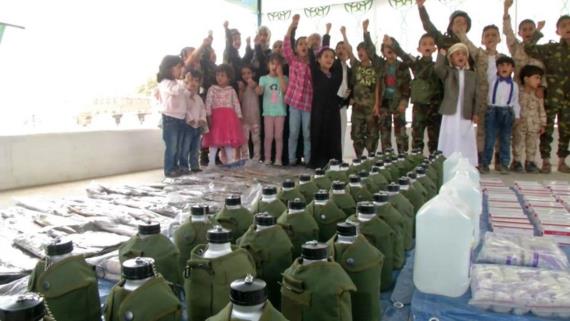 قافلة الوفاء للشهداء من أبناء الشهداء من آل اللاحجي وآل المداني