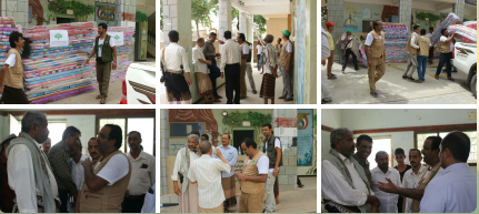 تدشين ثلاثة مراكز إيواء للنازحين بمدينة الحديدة