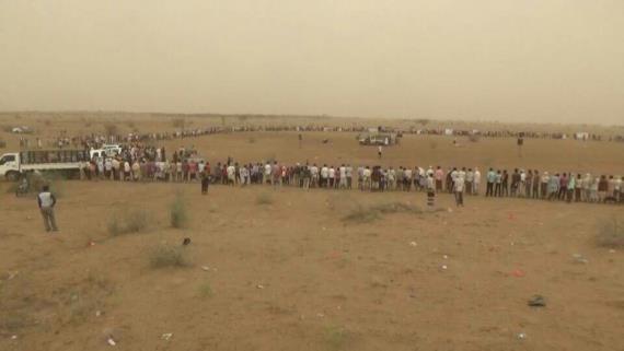 قبائل الزيدية بالحديدة تعلن النفير العام (صور)