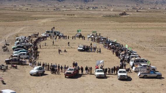 ذمار | انطلاق قافلة العدالة الرابعة لأسر المرابطين في جبهة صرواح بمأرب