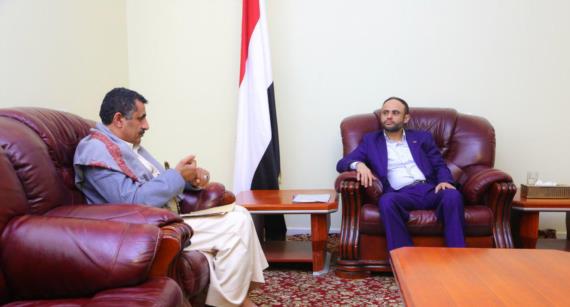 رئيس المجلس السياسي الأعلى يلتقي وزير النفط والمعادن