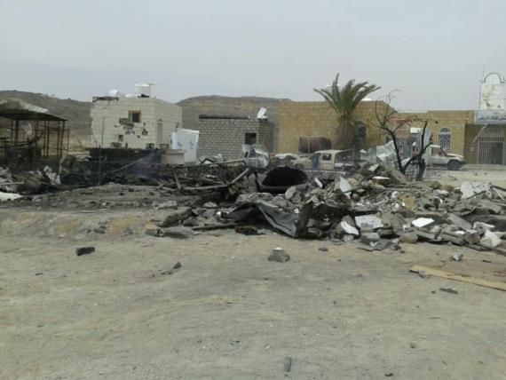 مركز عين الإنسانية يدين استهداف العدوان الغاشم لبوابة المستشفى الريفي بصعدة