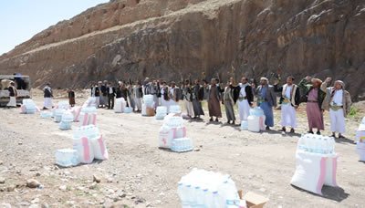 قافلة من مجموعة دعم الجيش واللجان على شبكة التواصل الاجتماعي بسنحان