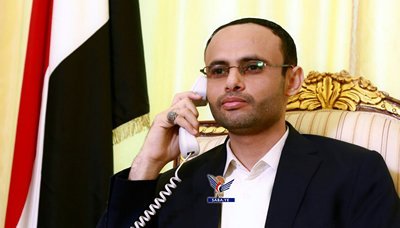 الرئيس المشاط يجري اتصالاً هاتفياً بوزير الدفاع