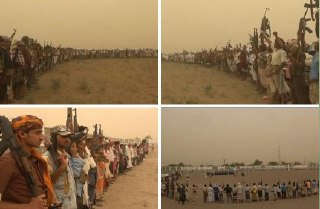 الحديدة : وقفات لأبناء مديريات القناوص والزيدية وكيلو 16 لإعلان النفير العام